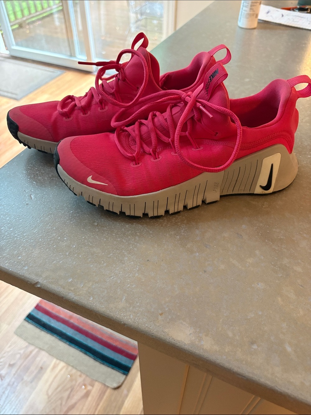Nike Women’s Hot Pink Athletic Trainers Metcon Sneakers